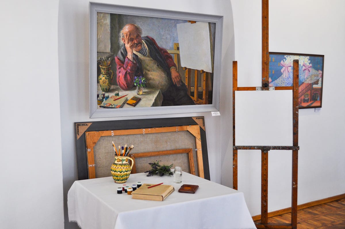 До дня народження Данила Нарбута експонується виставка його творів